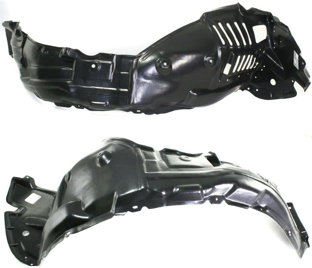 Set of 2 Front Right Wheel Liner + Splash Shield Plastic for Lexus for IS F Base 2008-2014