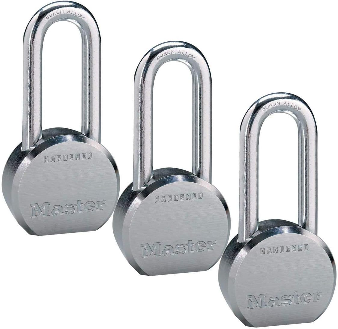 Master Lock - (3) High Security Pro Series Keyed Alike Padlocks 6230NKALH-3 w/BumpStop Technology
