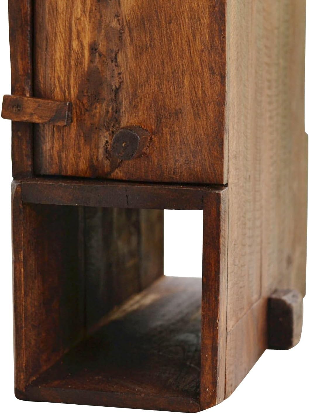 Wooden Wall-Mount Mailboxes, Vintage Cabin Mailbox, Hanging Post Box for Outside, Large Rainproof Suggestion Box Home Decor 15 x 7 x 14 Inch