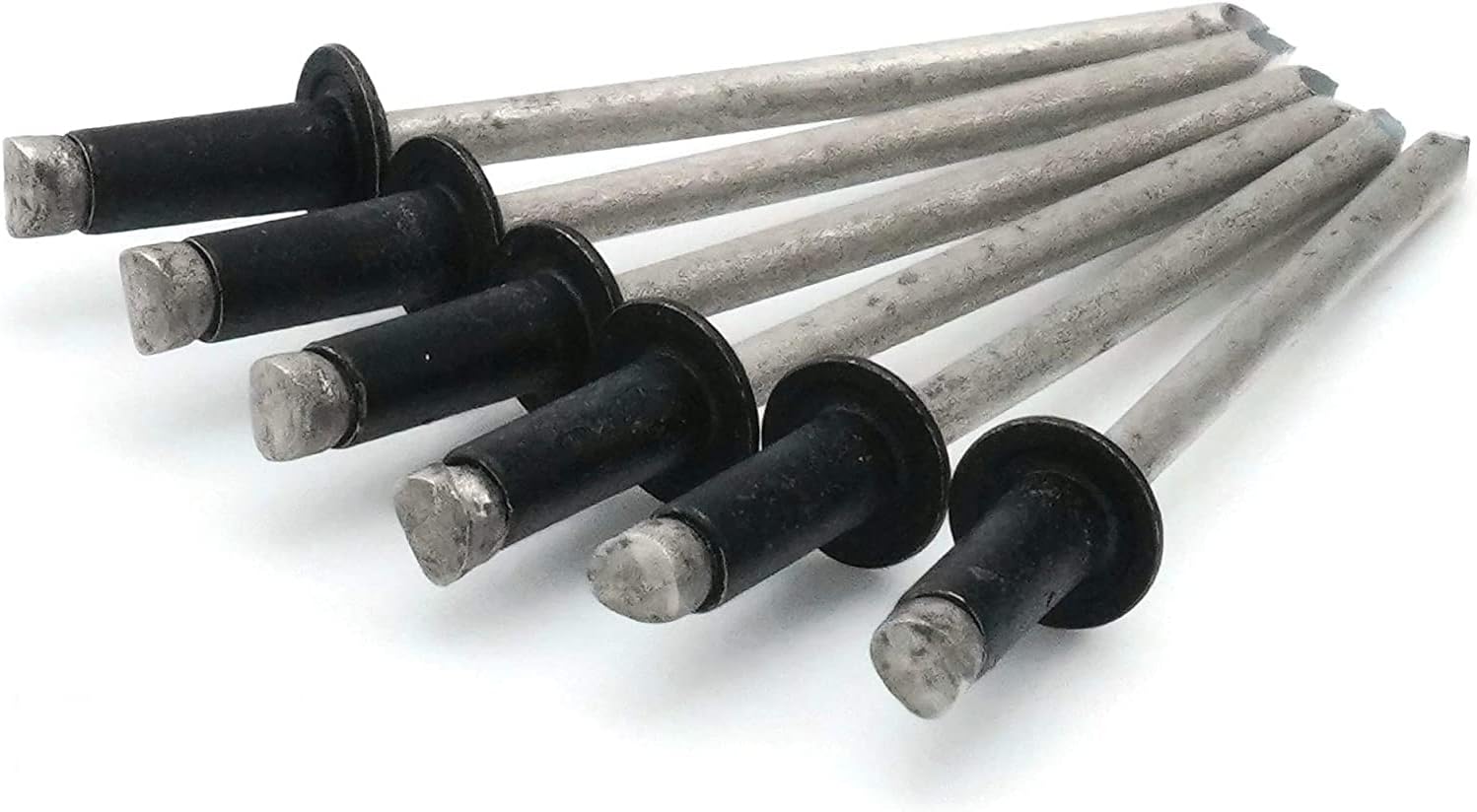 Colored Pop Rivets 1/8 Diameter #4 304 Stainless Steel Painted Blind Rivets 4-3, 1/8' x 3/16' Grip (1000, Black)