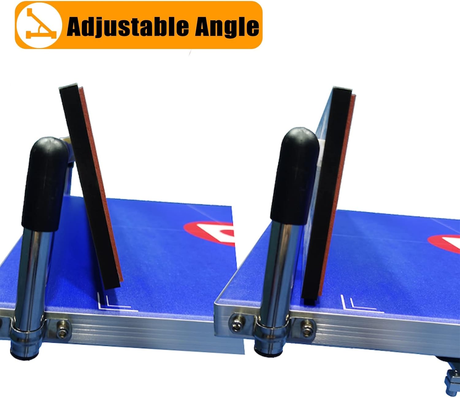 ZJMAMA Professional Table Tennis Sparring Training Machine Kit, with Rebound Board & Ping-Pong Table, Folding Ping Pong Self Practice Equipment for Gym Studio Community