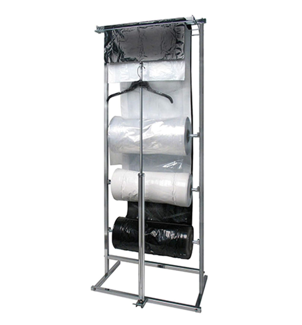 NAHANCO B354, Plastic Poly Garment Bags, 1 Mil., 54'H x 21' W x 3' D, Black (Roll of 333)