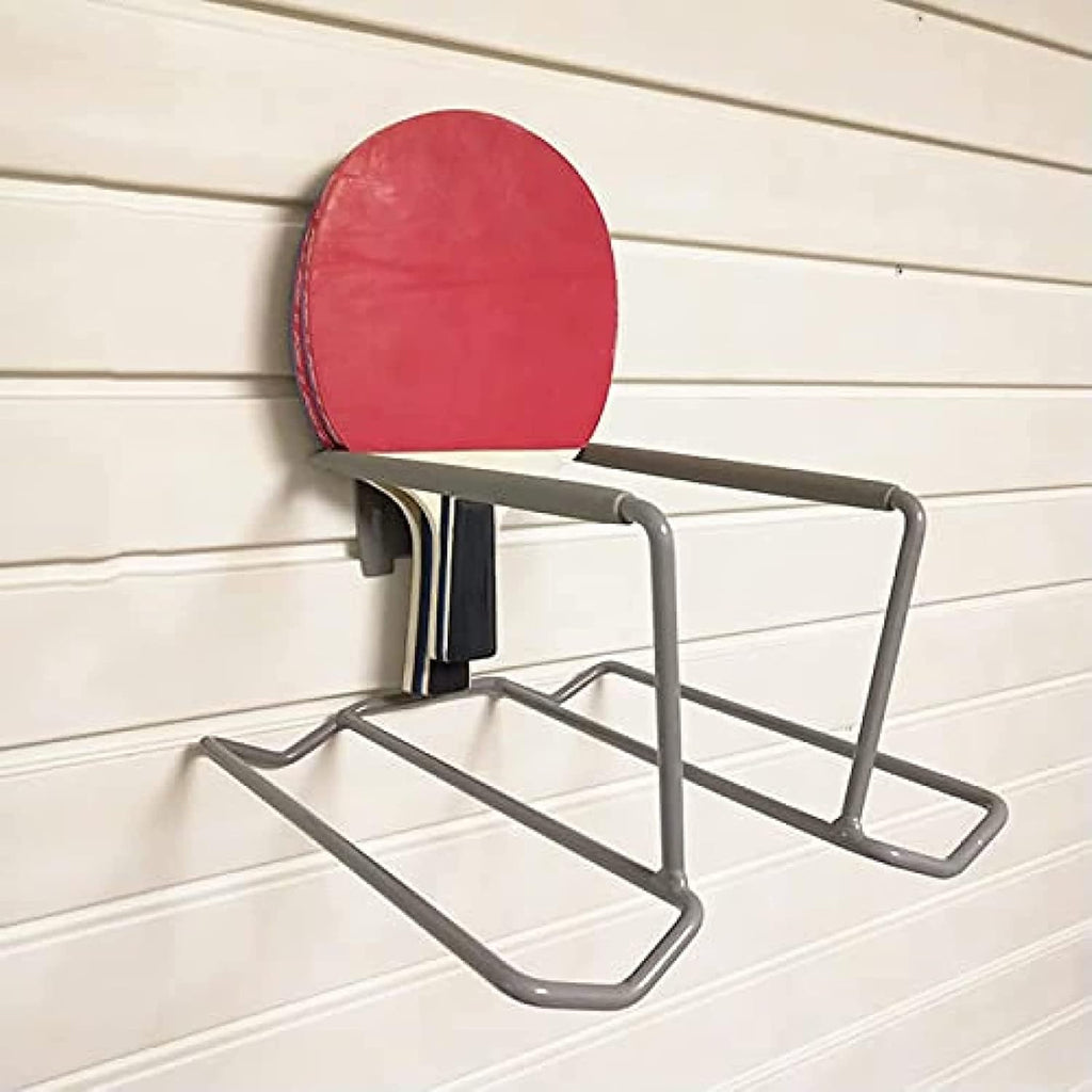 Racket storage rack, Tennis Racket Storage Rack, Sports Equipment Organizer, Holds Six Balls and Four Rackets, Suitable for Badminton Rackets, Tennis Rackets, Table Tennis Rackets Of Various Sizes