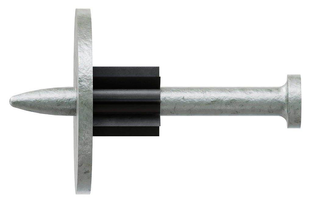 Simpson Strong-Tie PDPAWL-150 Powder-Driven Pin with 1-in. Washer - 0.157-in. x 1-1/2 in., Mechanically Galvanized Finish, Hardened Steel Fasteners for Direct Concrete