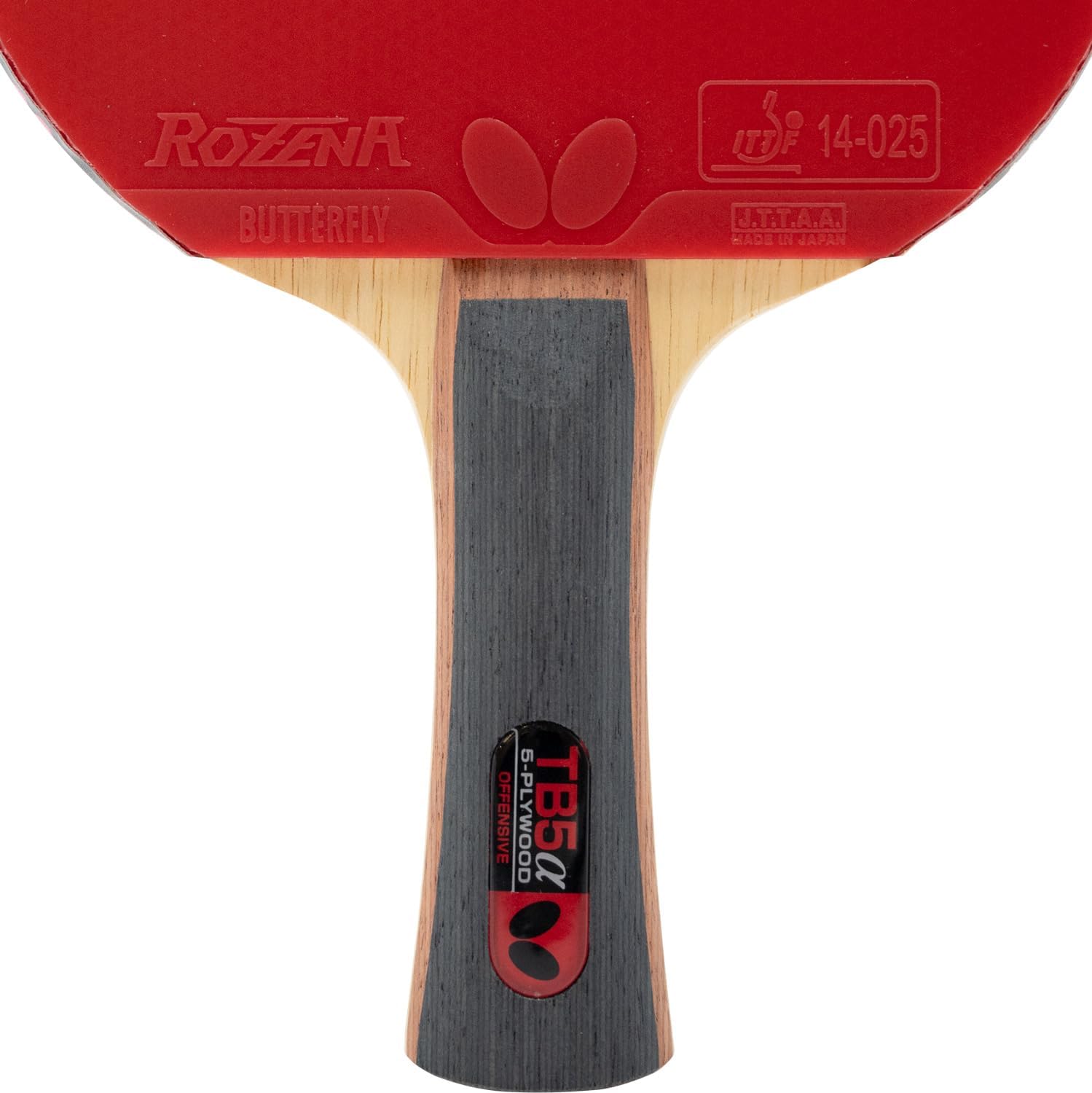 Butterfly TB Pro-Line Table Tennis Rackets - Medium Fast Blade And Rubber Combination Which Includes A Free Racket Case - Recommended For Advanced Level Players - Butterfly Pro-Line Series