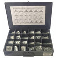 Fastener Assort,Slotted,1200pcs,Zinc