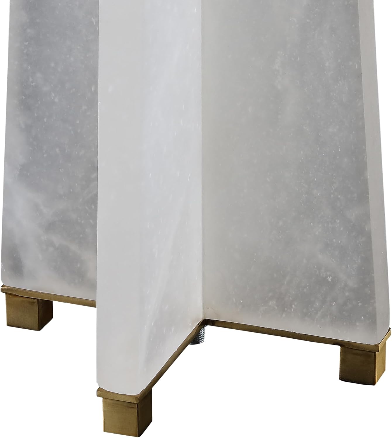 SAFAVIEH Couture Lighting Collection Gracellen Alabaster & Gold 27-inch Bedroom Living Room Home Office Desk Nightstand Table Lamp (LED Bulb Included)
