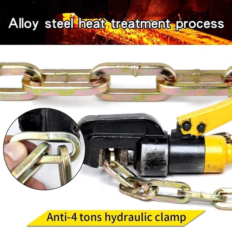 Bike Locks Heavy Duty/Bicycle Chain/Cycling Lock,Codes for Bike Cycle, Moto, Door, Gate Fence(Key White)