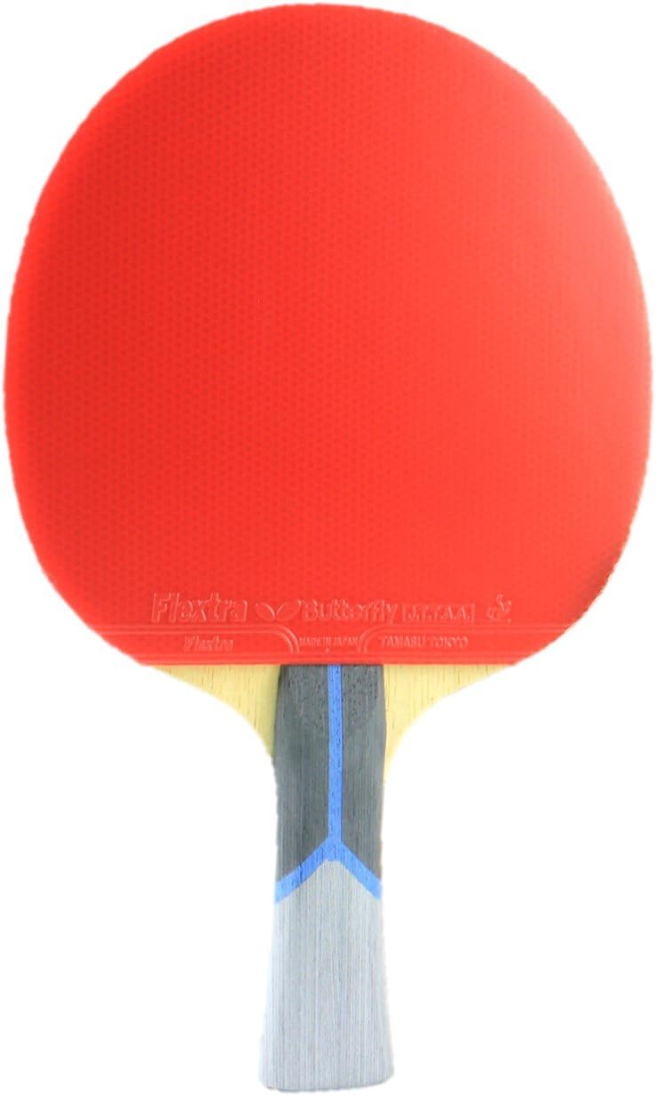 Butterfly 802 FL Shakehand Table Tennis Racket | China Series | Powerful Arylate/Carbon Blade and Rubber Combination with Racket Case | Recommended for Intermediate Level Players (B802FL)