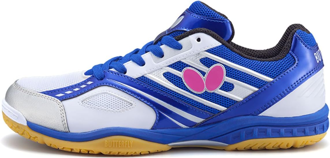 Butterfly Lezoline Mach Shoes - Professional Table Tennis Shoe, Shock Absorbing, Lightweight, Superior Grip, Great Comfort, Flexible, Durable Ping Pong Shoes