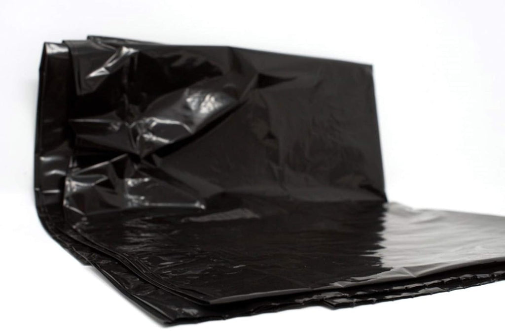 NAHANCO B354, Plastic Poly Garment Bags, 1 Mil., 54'H x 21' W x 3' D, Black (Roll of 333)