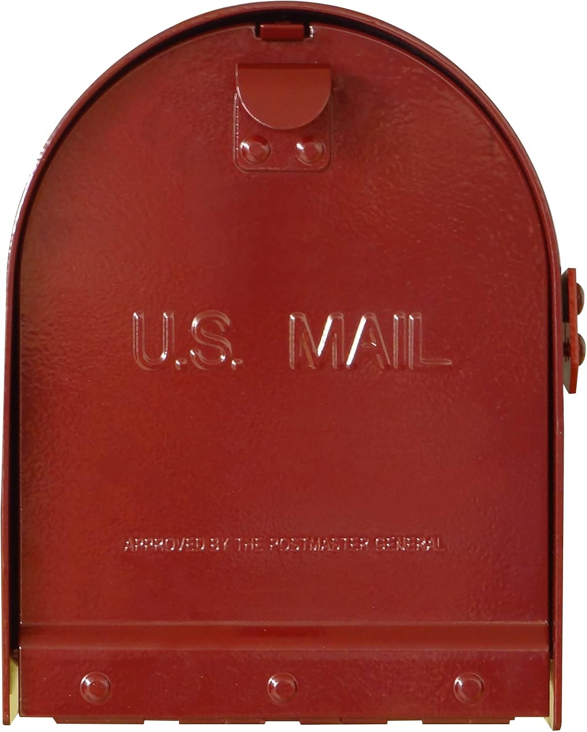 Special Lite Rigby Curbside Mailbox - Wine Aluminum Mailbox for Post Mount - SCR-1016A-WIN