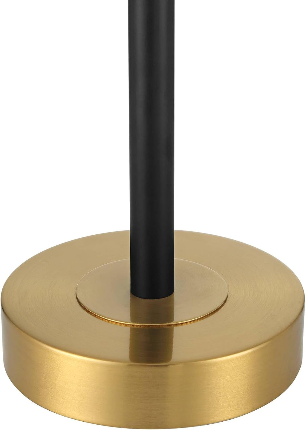 360 Lighting Lenore 22 3/4' High Small Modern Set of 2 Accent Table Lamps with USB Ports A+C Charging Adjustable Height Black Gold Metal Living Room Bedroom Bedside Nightstand House Office Home