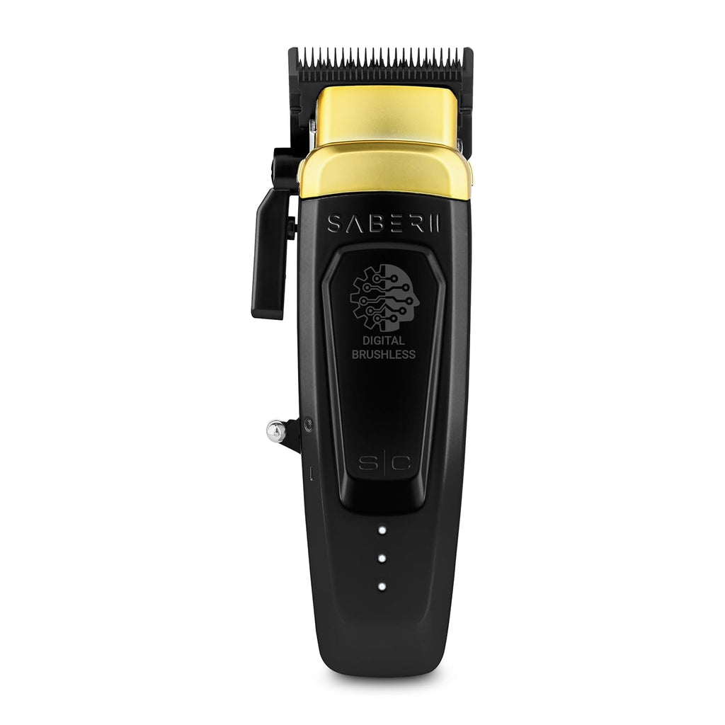 StyleCraft Saber and Saber II Professional Full Metal Body High-Torque Digital Brushless Motor Cordless Hair Clipper
