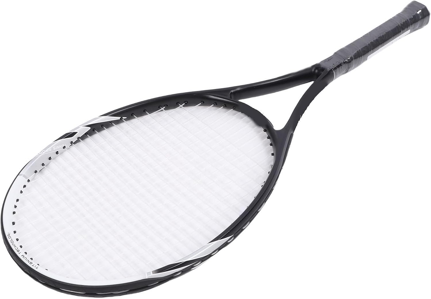 CHICIRIS Composite Material Tennis Rackets, Super Light Large Racket Face for Beginners with 3D Break Wind Ball Frame and Training Kit