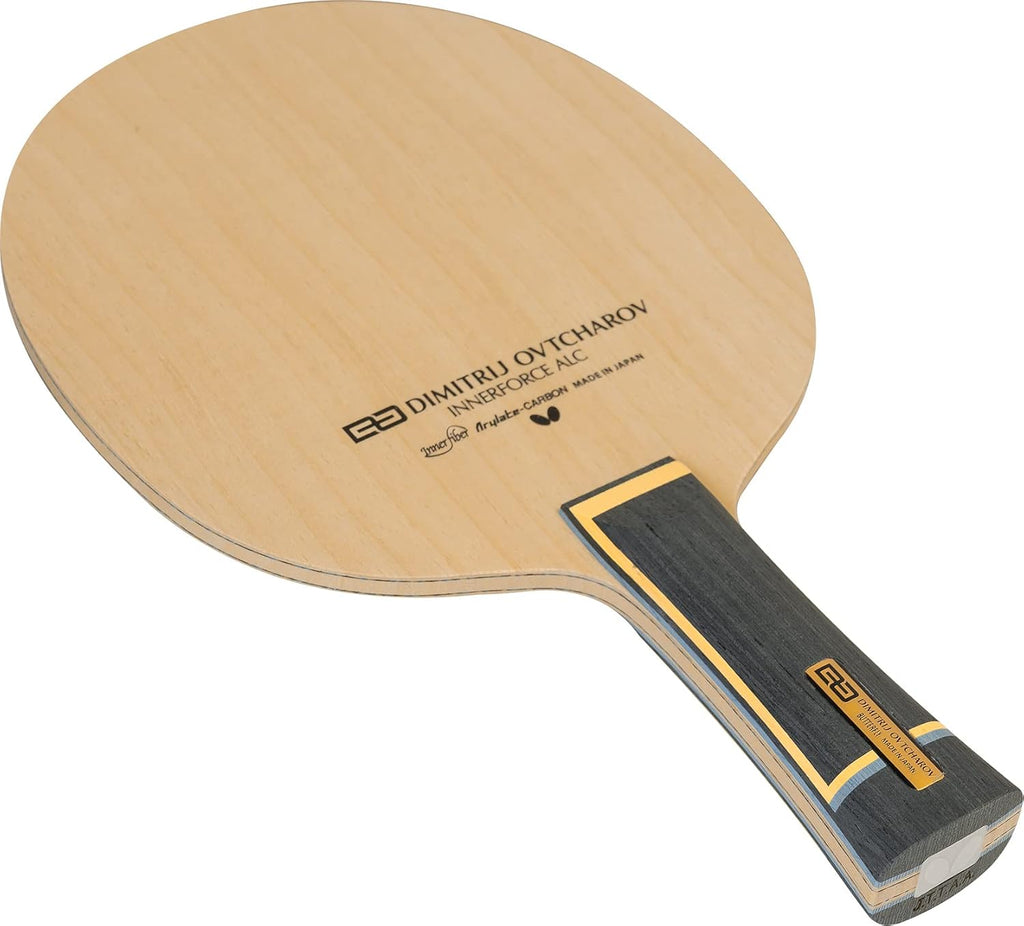 Butterfly Ovtcharov Innerforce ALC Table Tennis Blade - Professional Butterfly Table Tennis Blade - Innerforce AL Carbon Fiber Blade - Available in an, FL, and ST Handle Styles - Made in Japan