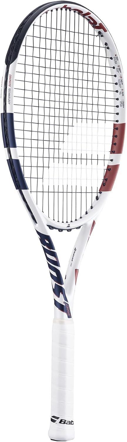 Babolat Boost Drive Strung Tennis Racquet (White)