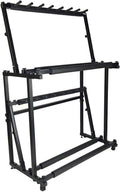Tennis Racket Storage Rack for Adults Kids, Large Garage Driveway Backyar Tennis Training Equipment, Hold Up 14 Tennis/Badminton Racket, Black