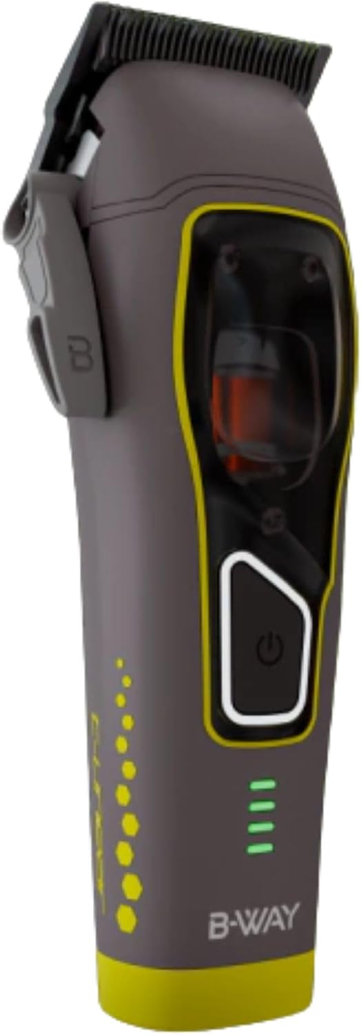 BWAY Pro High-Performance Hair Clipper for Men, 20,000 RPM Dual Coil Linear Motor, Cordless Professional Barber Fade Kit, USB-C Rechargeable, Aluminum Body for Haircuts & Fading