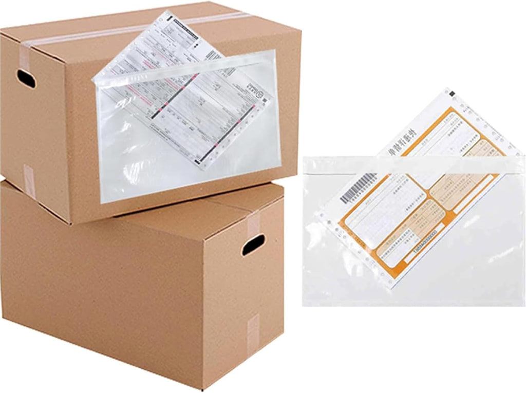 6x9 Packing List Mailing Envelopes Shipping Envelopes Packing List Clear Adhesive Shipping Label Sleeves Shipping Supplies for Small Businesses(2000 Pcs)