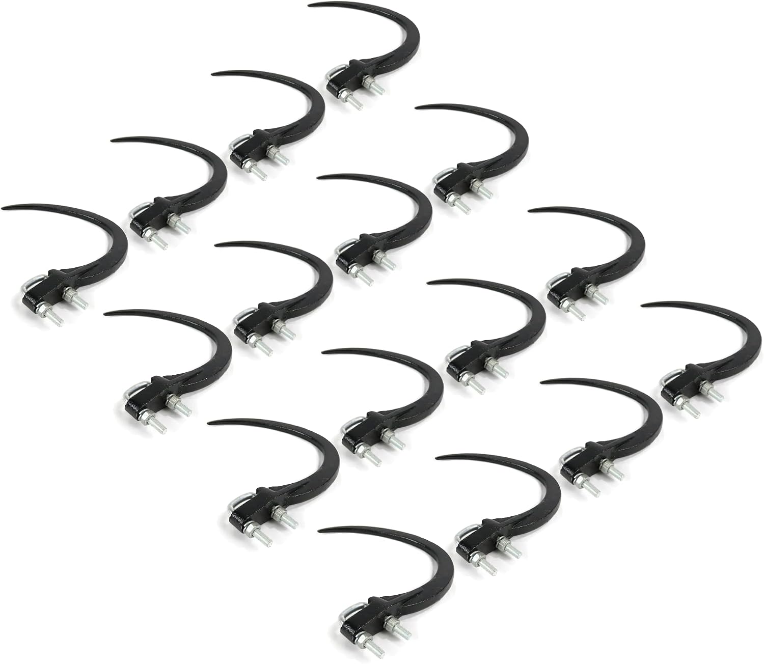 The ROP Shop | (Pack of 16) 9' Hay / Straw Grapple Hooks with Hardware for Accumulator Durable