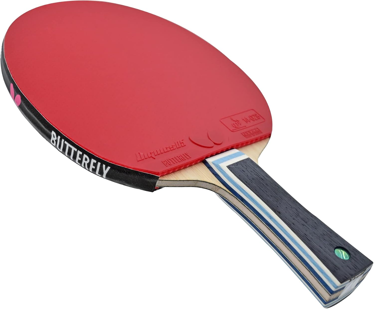 Butterfly Viscaria Super ALC Table Tennis Racket - The Identical Racket Used by Marcelo Aguirre - Perfect for Two-Winged, All-Around Looper - Recommended for World Class Play