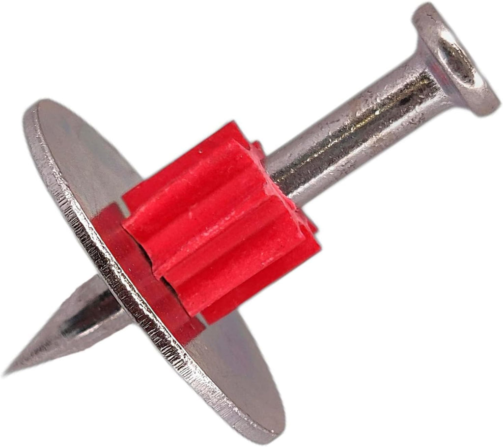 1-1/4' Washered Fastener + .27 Cal Semi-Auto Powder Actuated Tool with power indicator