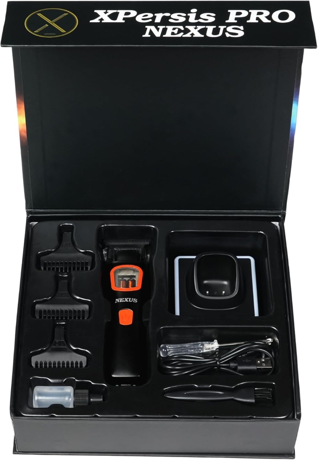 PRO Nexus Barber Hair Clipper and Trimmer for Men Vector Motor Dual Coil 9000 RPM Low Vibration