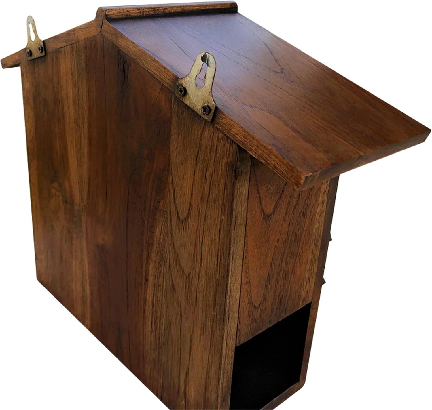 Vintage Wall Mount Mailboxes, Wooden Cabin Mailbox, Rainproof Post Box for Outside, Cabin Post Box Suggestion Box House Decor 13 x 5 x 10 Inch