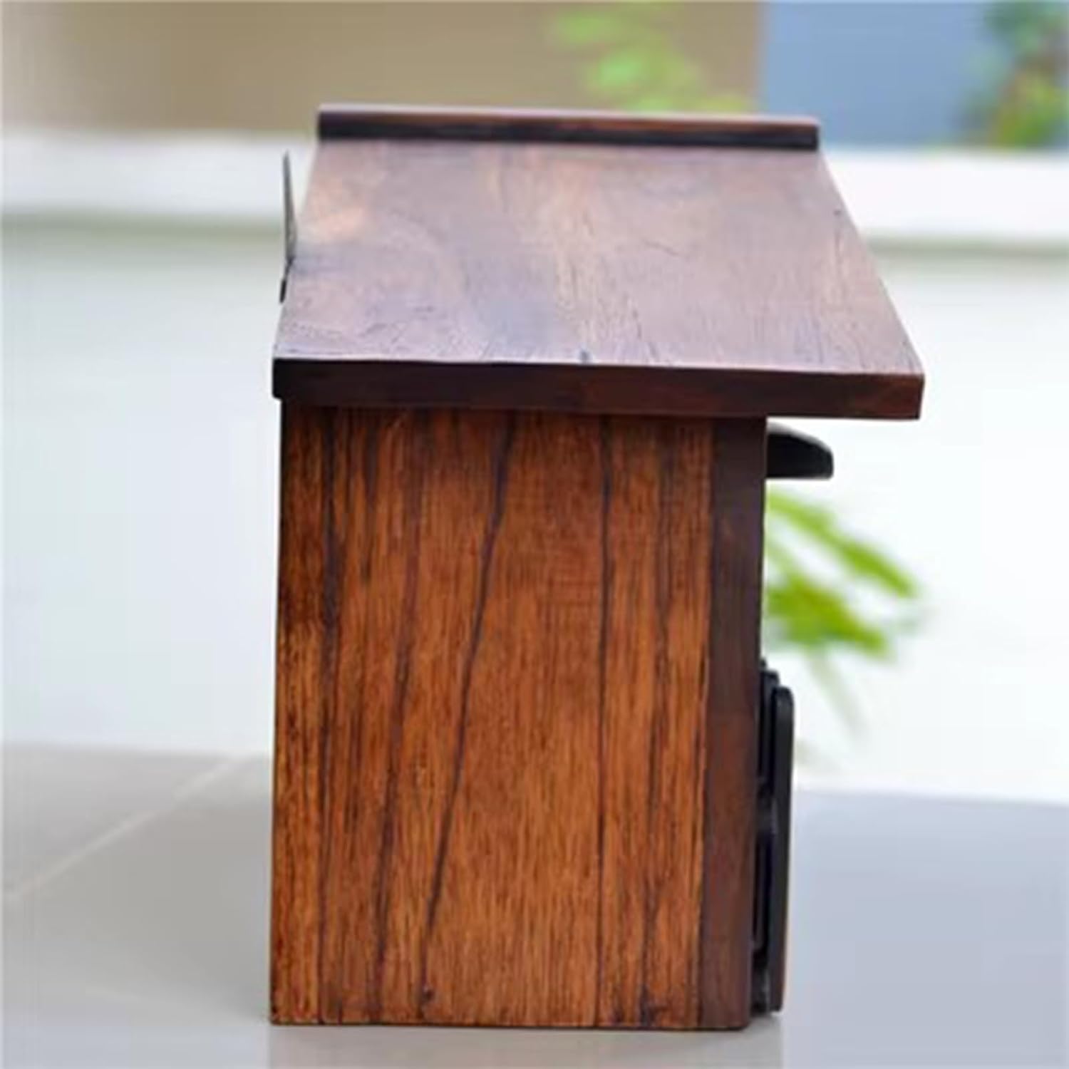 Wooden Cabin Mail Boxes,Letter Box,Weatherproof Secure Mail Box,Drop Box,Wall Mount Mailbox,Mailboxes for Outside,Suggestion Box Post Box,Rustic Vintage