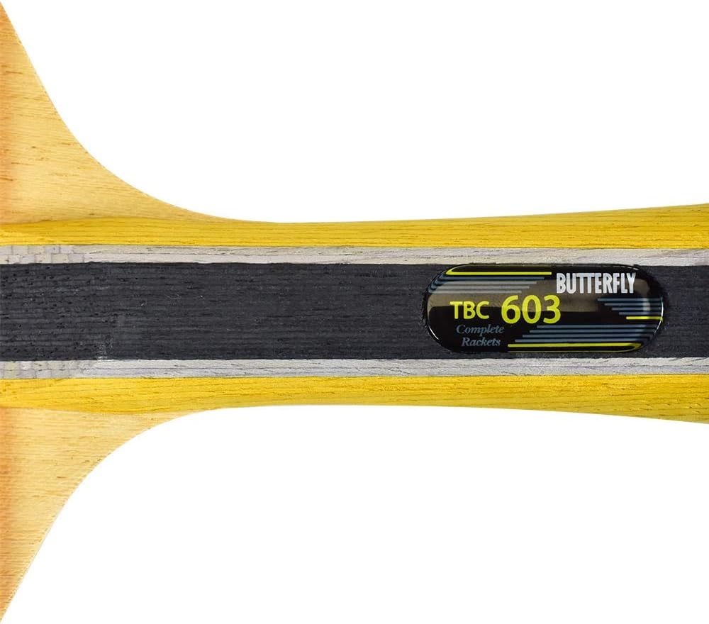 Butterfly B603FL Ping Pong Paddle Set | 1 Table Tennis Racket | 1 Ping Pong Paddle Case| Tournament Butterfly Ping Pong Paddles | High Speed & Spin Table Tennis Set, Multi
