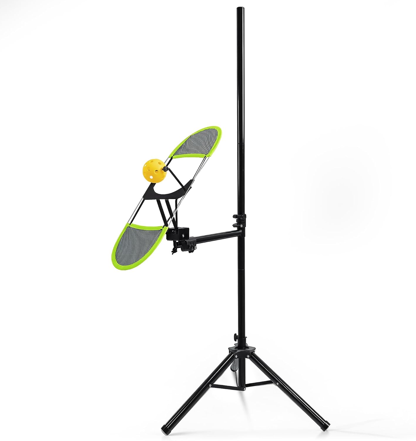 Pickleball Topspin Trainer,Tennis&Pickleball Training aids with 360° Angles and Height Adjustment, Portable Pickle Ball equipmen