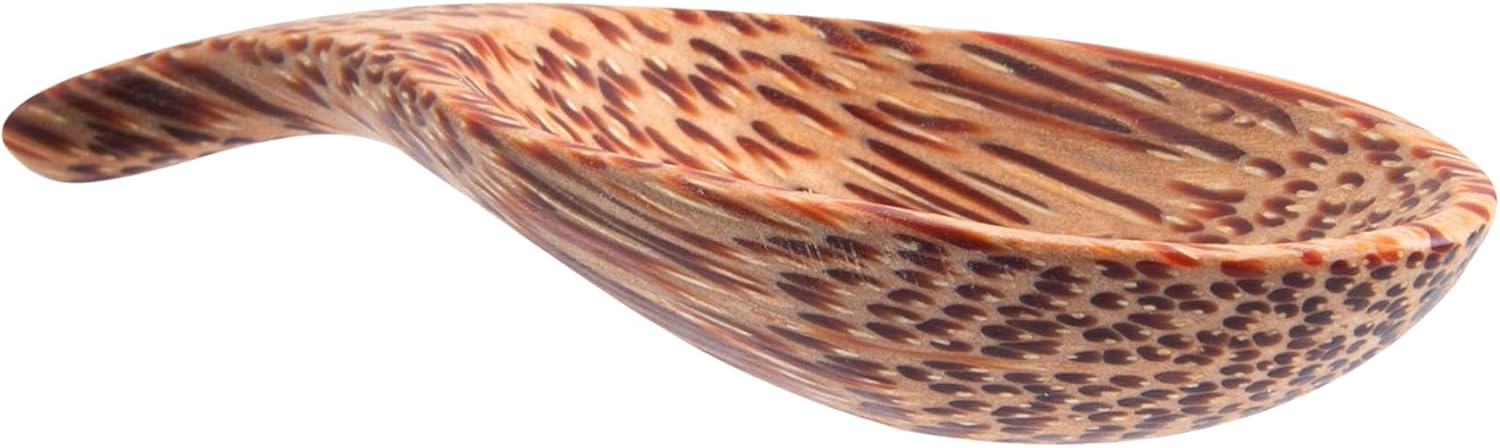 Restaurantware Serving Spoons, 3.5 Inch Pack of 40 Handmade Coconut Spoons for Serving, Wooden Serving Spoon with Lacquered Finish for Appetizers, Desserts, Buffet, Catering