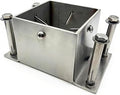 Heavy Duty Stainless Steel Post Base, Railing Post Anchor and Mailbox Support, for Pergola, Railing, and Mailbox Posts(200×200 Mm (7.9×7.9 in))