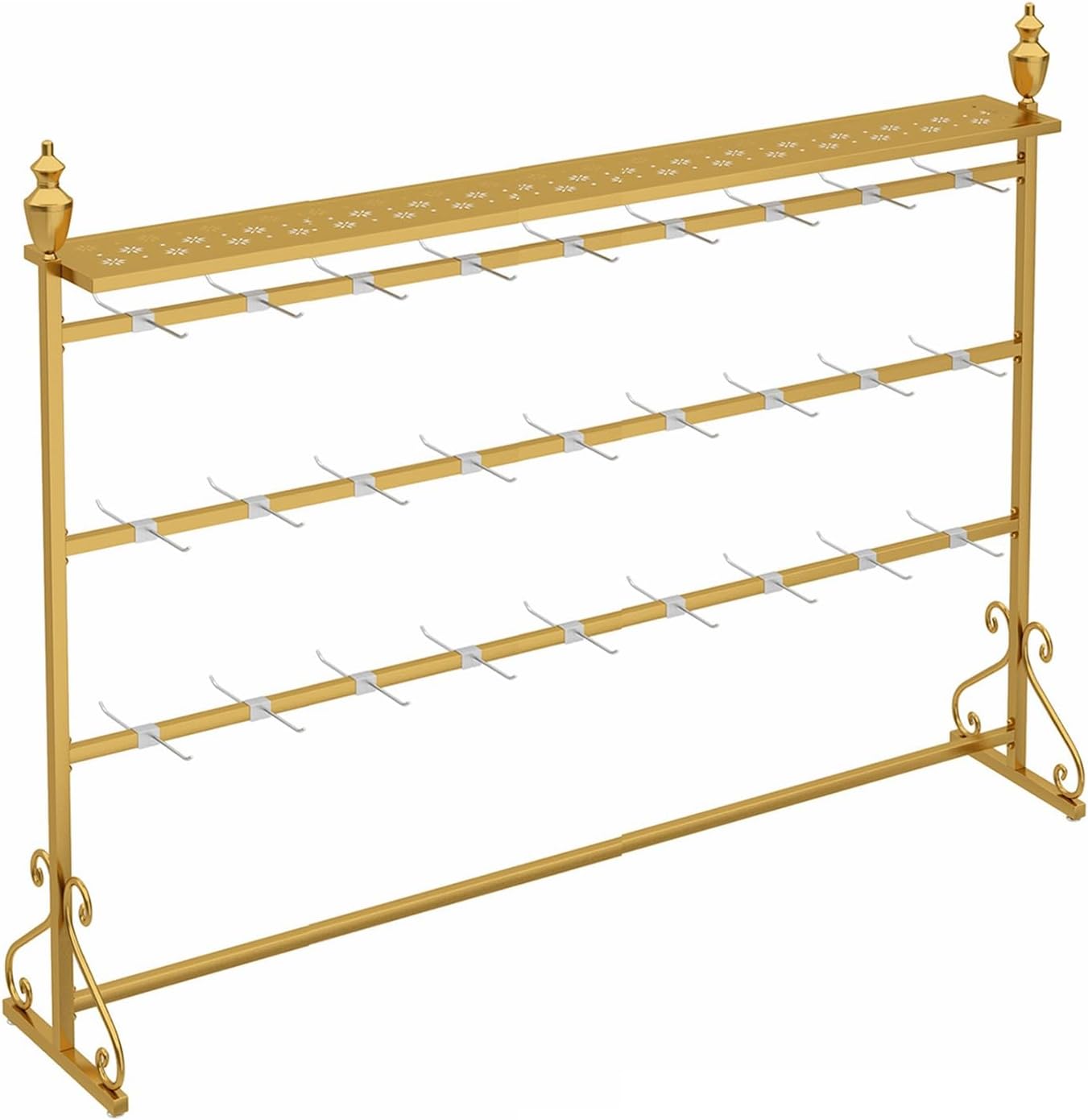 Sock Rack, Clothing Store Underwear Rack, Boutique Retail Display Racks, Multifunctional Shorts Swimwear Shorts Panties Slippers Storage Hanger, Comm(Gold-150x40x155CM