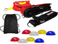 SPEEDSTER Pro Agility Speed Training System- Full System to Increase Athletes Speed and Agility at The Same Time- Includes Rocket Bungee, 2 Styles of Belts, Cones and Carry Bag