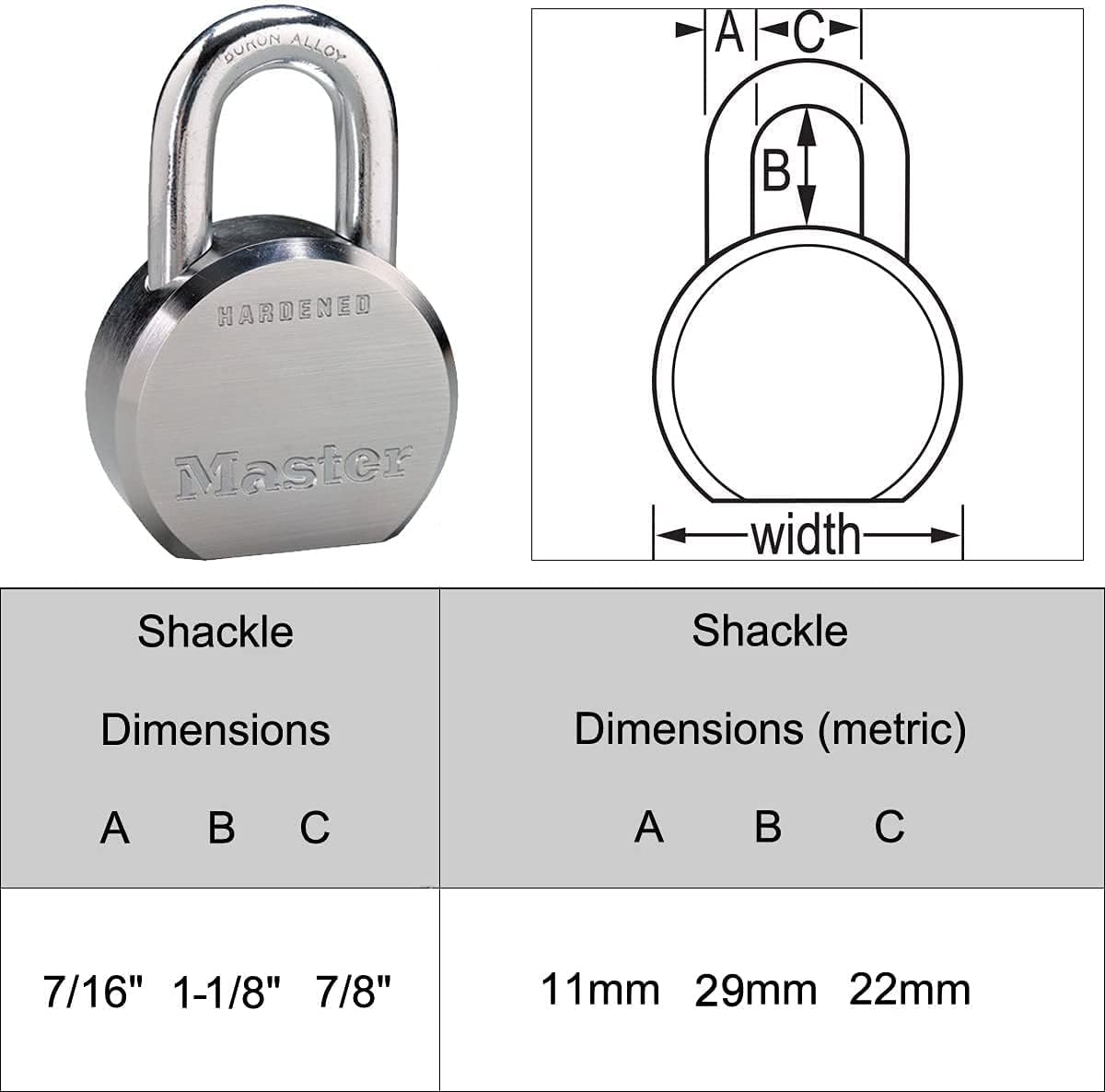 Master Lock - (8) High Security Pro Series Keyed Alike Padlocks w/16 Keys, 6230NKALH-8 w/BumpStop Technology
