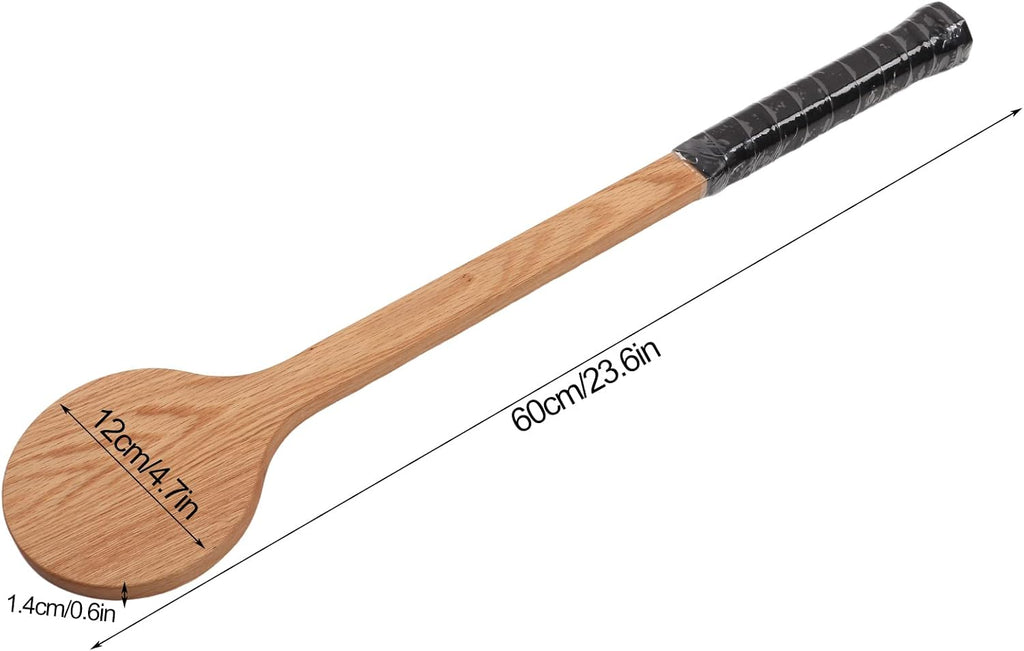 Wooden Spoon Tennis Pointer, Reliable Tennis Pointer Spoon Wood Tennis Sweet Pointer Trainer Racket Swing Practice Training Aid with Storage Bag for Tennis Trainer
