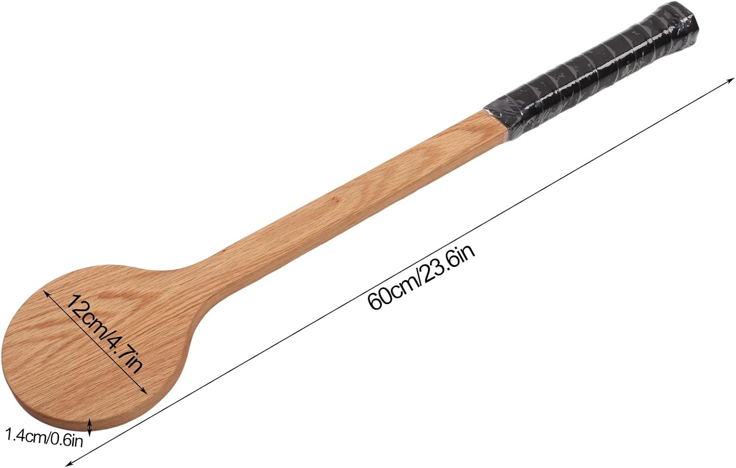 Wooden Spoon Tennis Pointer, Reliable Tennis Pointer Spoon Wood Tennis Sweet Pointer Trainer Racket Swing Practice Training Aid with Storage Bag for Tennis Trainer