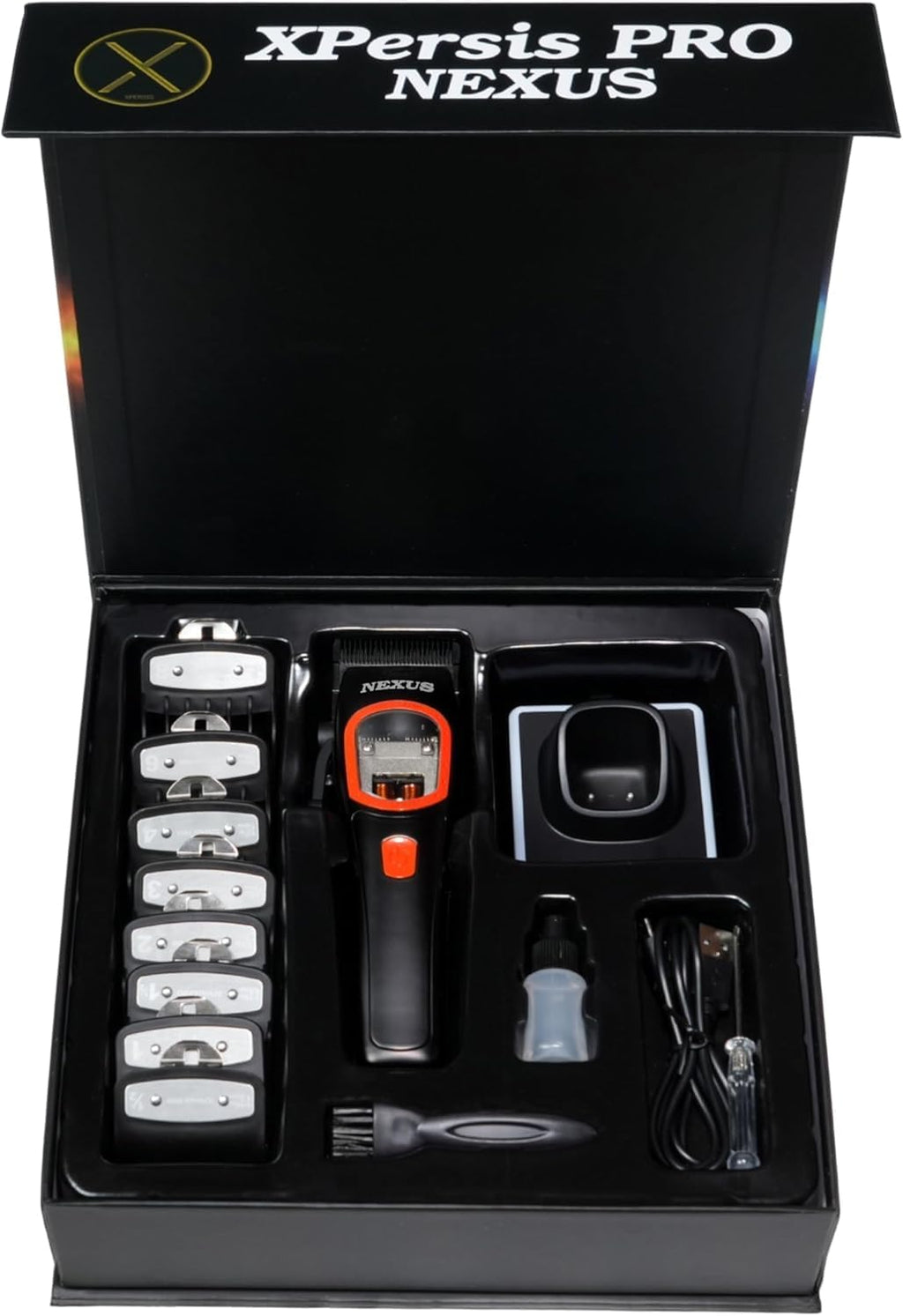 PRO Nexus Barber Hair Clipper and Trimmer for Men Vector Motor Dual Coil 9000 RPM Low Vibration