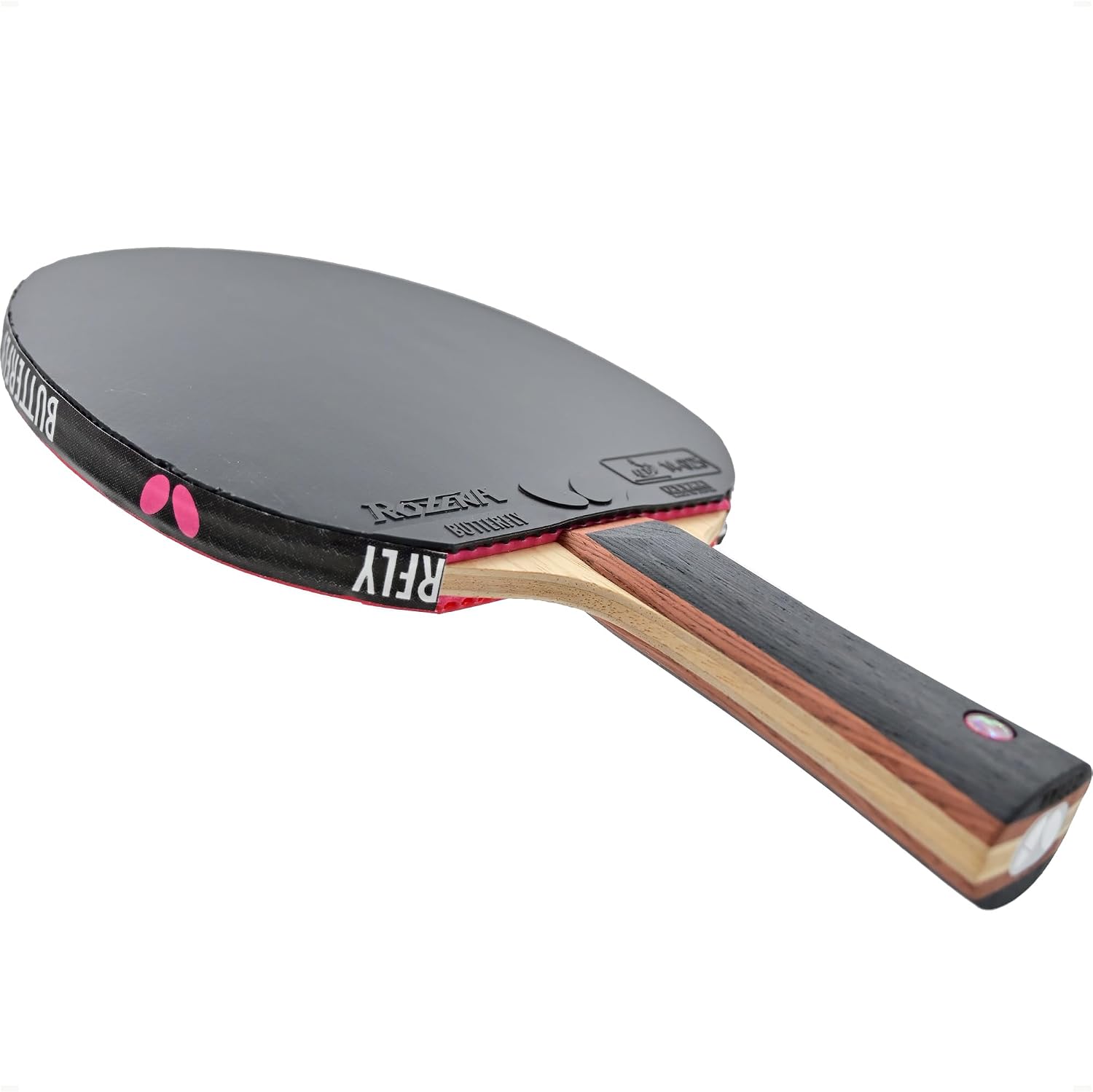 Butterfly TB Pro-Line Table Tennis Rackets - Medium Fast Blade And Rubber Combination Which Includes A Free Racket Case - Recommended For Advanced Level Players - Butterfly Pro-Line Series