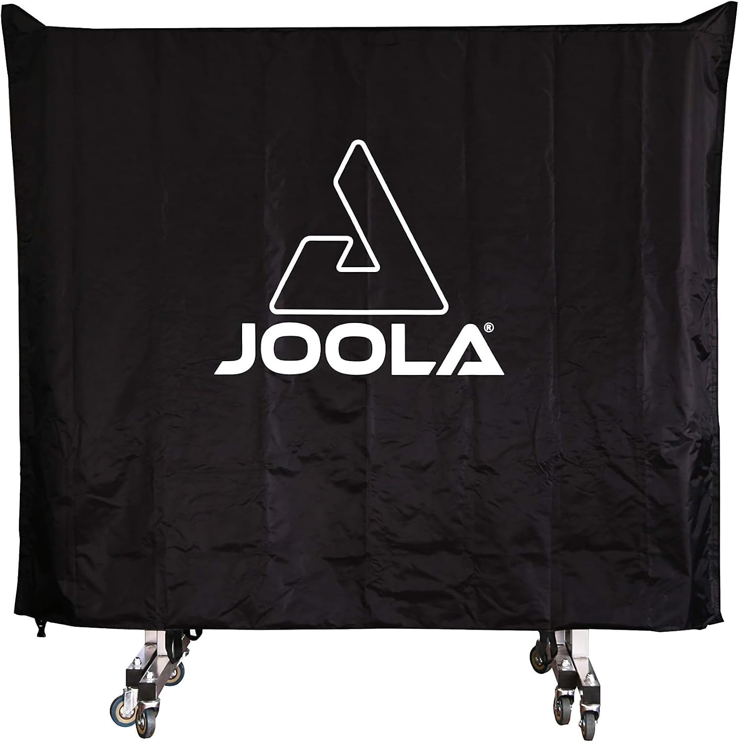 JOOLA Outdoor Ping Pong Table Cover Fits Both Folding & Flat Tables-Heavy Duty Waterproof Cover w/ PVC Coating-Dual Function,Fits 9x5 Tables in Upright or Down Positions-Inside & Outside (Pack of 8)