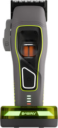 BWAY Pro High-Performance Hair Clipper for Men, 20,000 RPM Dual Coil Linear Motor, Cordless Professional Barber Fade Kit, USB-C Rechargeable, Aluminum Body for Haircuts & Fading
