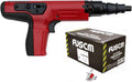 1' washered Fastener + .27 Cal Semi-Auto Powder Actuated Tool with Power Indicator