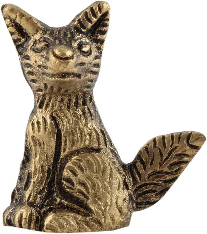 Indian Shelf 20 Piece Fox Gold Brass Decorative Drawer Pulls Dresser Handles Cabinet Knobs Modern Touch