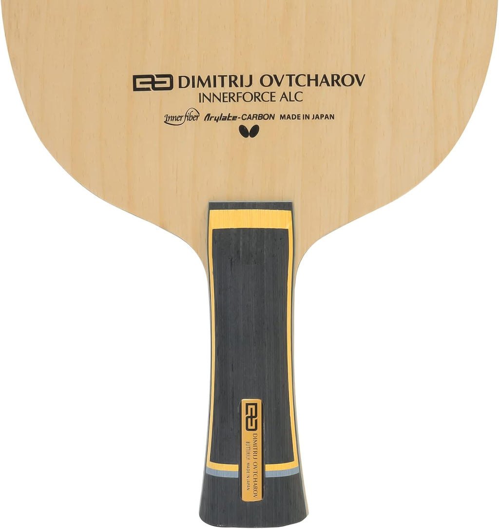 Butterfly Ovtcharov Innerforce ALC Table Tennis Blade - Professional Butterfly Table Tennis Blade - Innerforce AL Carbon Fiber Blade - Available in an, FL, and ST Handle Styles - Made in Japan