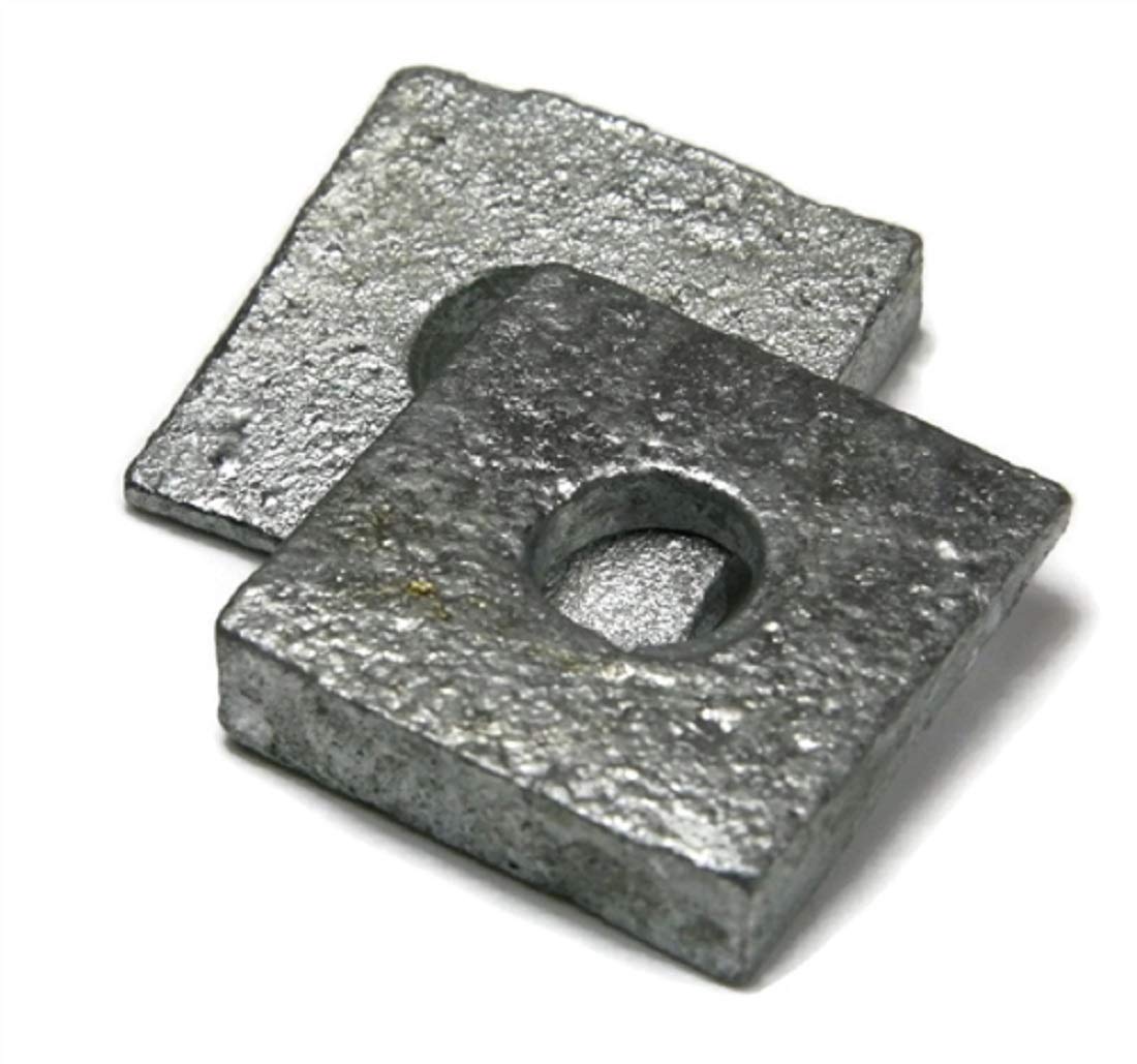 Beveled Square Washers Hot Dipped Galvanized 5/8' - Qty-1000