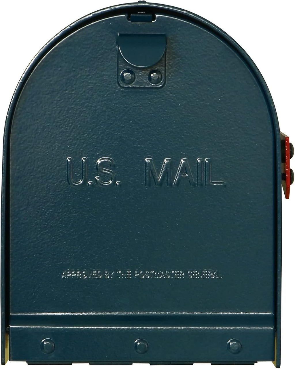 Special Lite Rigby Curbside Mailbox - Blue Aluminum Mailbox for Post Mount - SCR-1016A-BLU