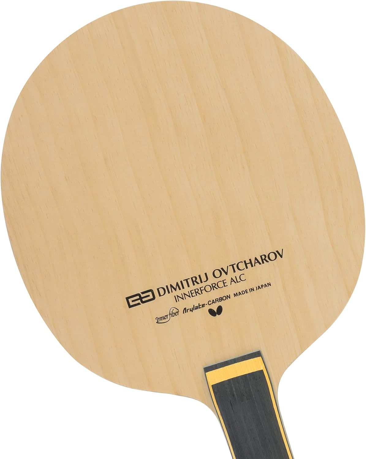 Butterfly Ovtcharov Innerforce ALC Table Tennis Blade - Professional Butterfly Table Tennis Blade - Innerforce AL Carbon Fiber Blade - Available in an, FL, and ST Handle Styles - Made in Japan