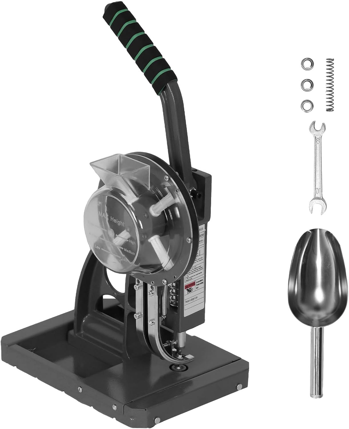 Semi Automatic 8mm Puncher Eyelet Feeding Tool Banner Tarpaulin Eyelet Press Punching Machine for Fabric Leather Banners DIY Projects